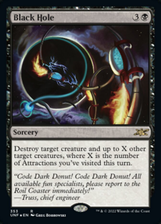 Black Hole (Galaxy Foil) [Unfinity] | Jomio and Rueliete's Cards and Comics