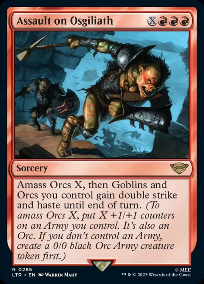 Assault on Osgiliath [The Lord of the Rings: Tales of Middle-Earth] | Jomio and Rueliete's Cards and Comics