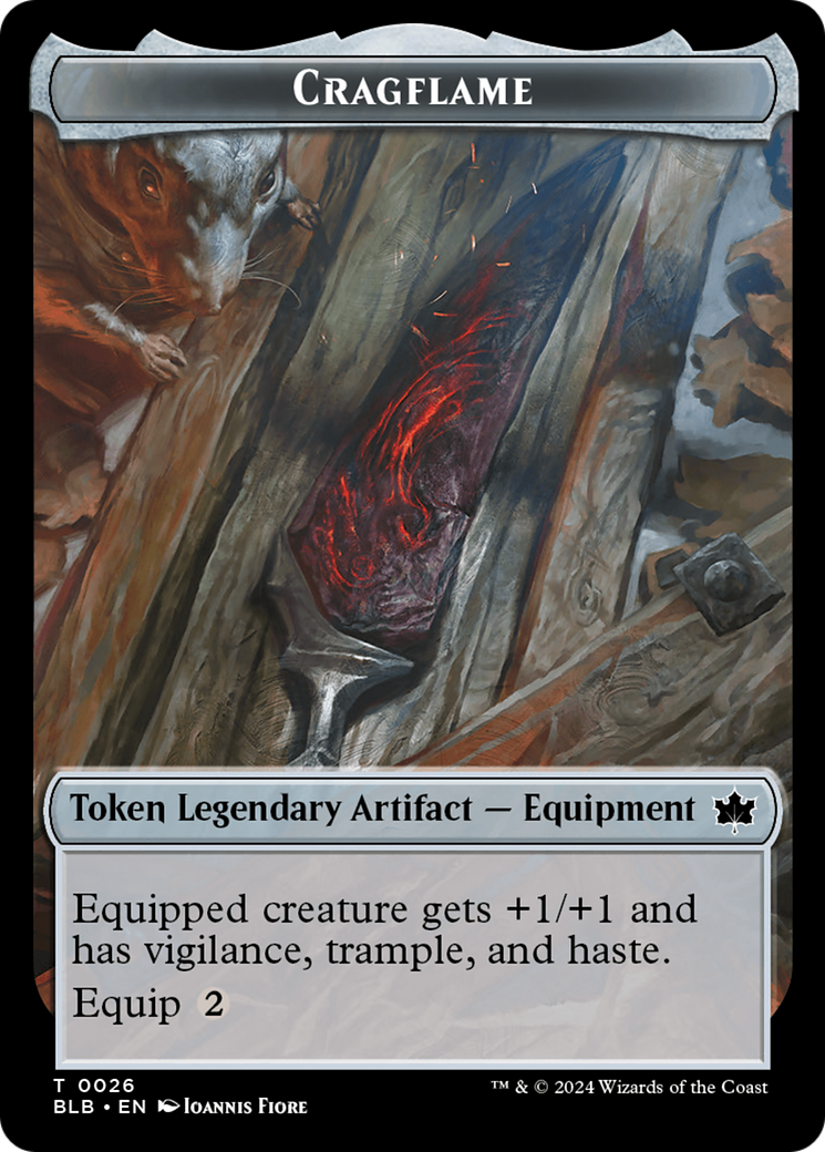 Cragflame // Starscape Cleric Double-Sided Token [Bloomburrow Tokens] | Jomio and Rueliete's Cards and Comics