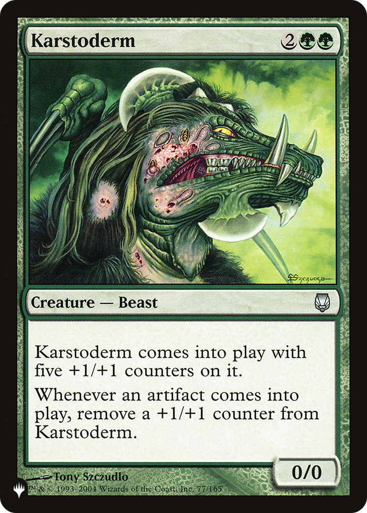 Karstoderm [The List] | Jomio and Rueliete's Cards and Comics