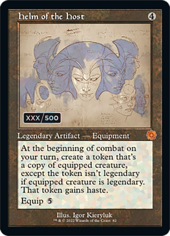 Helm of the Host (Retro Schematic) (Serialized) [The Brothers' War Retro Artifacts] | Jomio and Rueliete's Cards and Comics