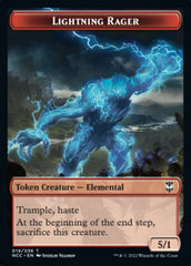 Lightning Rager // Rogue Double-Sided Token [Streets of New Capenna Commander Tokens] | Jomio and Rueliete's Cards and Comics