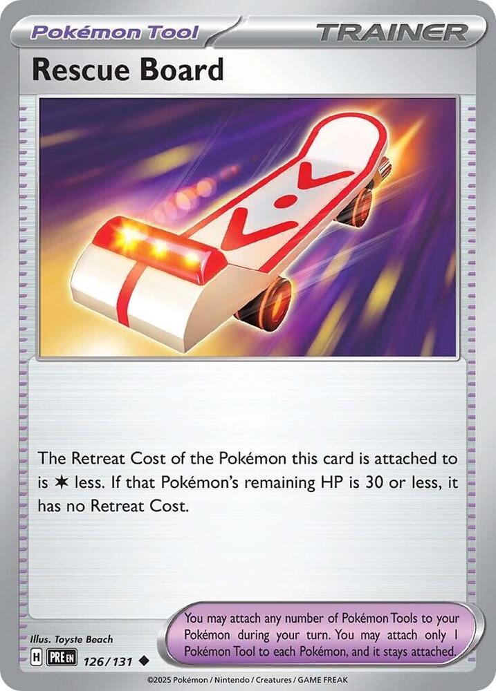 Rescue Board (126/131) [Scarlet & Violet: Prismatic Evolutions] | Jomio and Rueliete's Cards and Comics