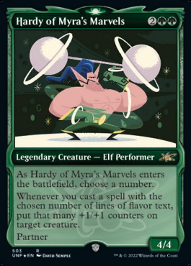 Hardy of Myra's Marvels (Showcase) (Galaxy Foil) [Unfinity] | Jomio and Rueliete's Cards and Comics