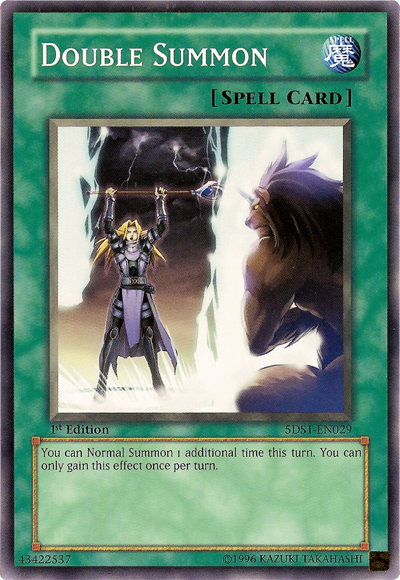 Double Summon [5DS1-EN029] Common | Jomio and Rueliete's Cards and Comics