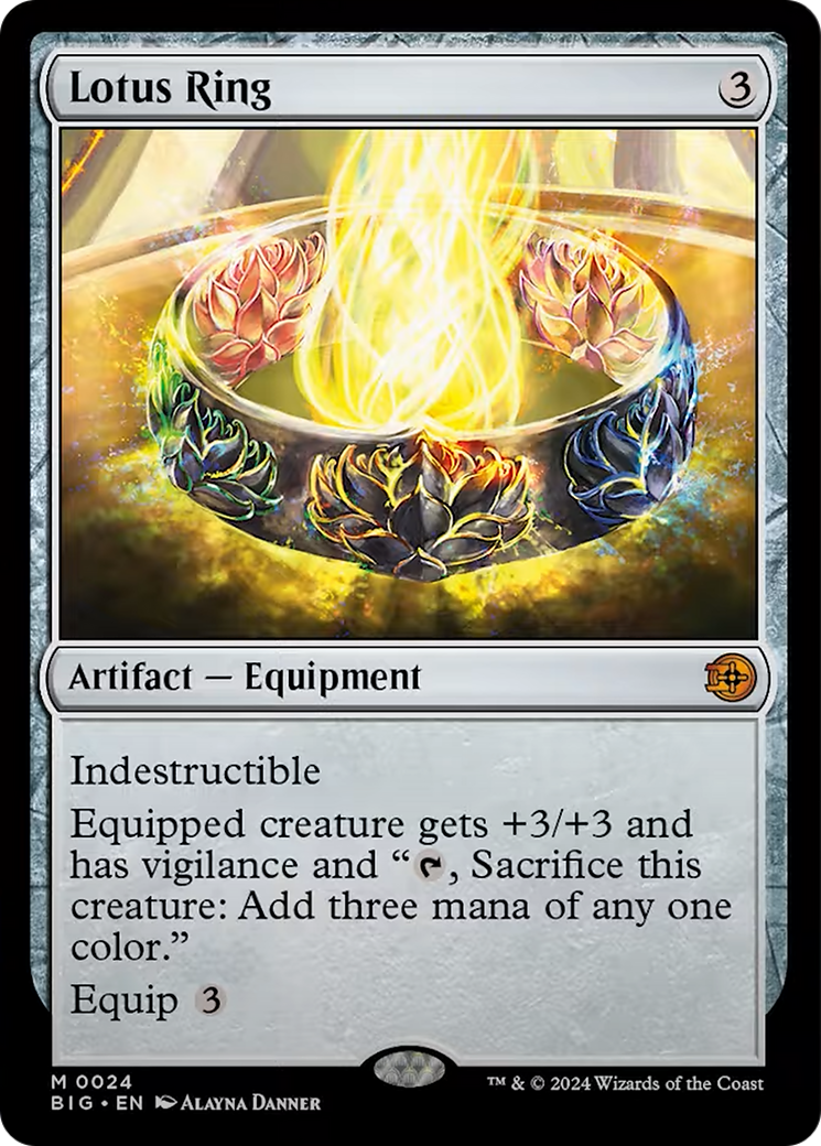 Lotus Ring [Outlaws of Thunder Junction: The Big Score] | Jomio and Rueliete's Cards and Comics