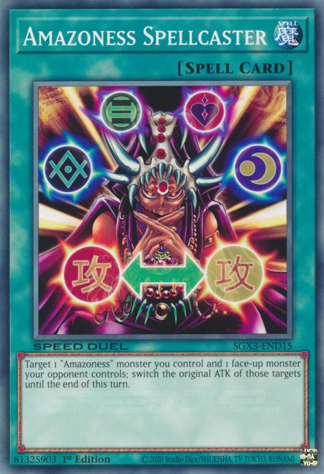 Amazoness Spellcaster [SGX3-END15] Common | Jomio and Rueliete's Cards and Comics