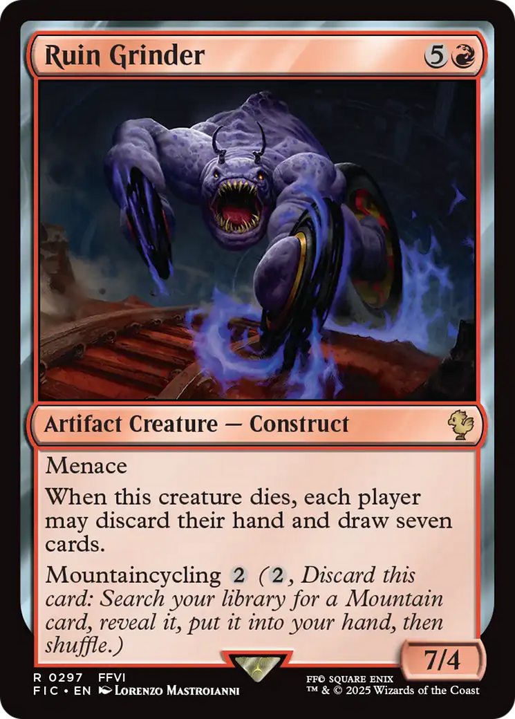 Ruin Grinder [FINAL FANTASY Commander] | Jomio and Rueliete's Cards and Comics