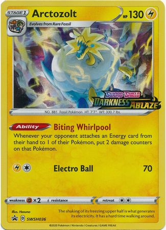 Arctozolt (SWSH036) (Prerelease Promo) [Sword & Shield: Black Star Promos] | Jomio and Rueliete's Cards and Comics