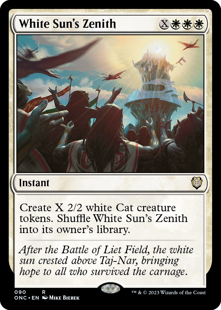 White Sun's Zenith [Phyrexia: All Will Be One Commander] | Jomio and Rueliete's Cards and Comics