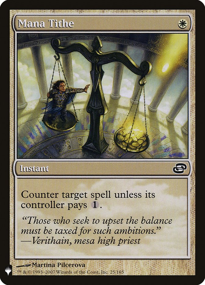 Mana Tithe [The List] | Jomio and Rueliete's Cards and Comics