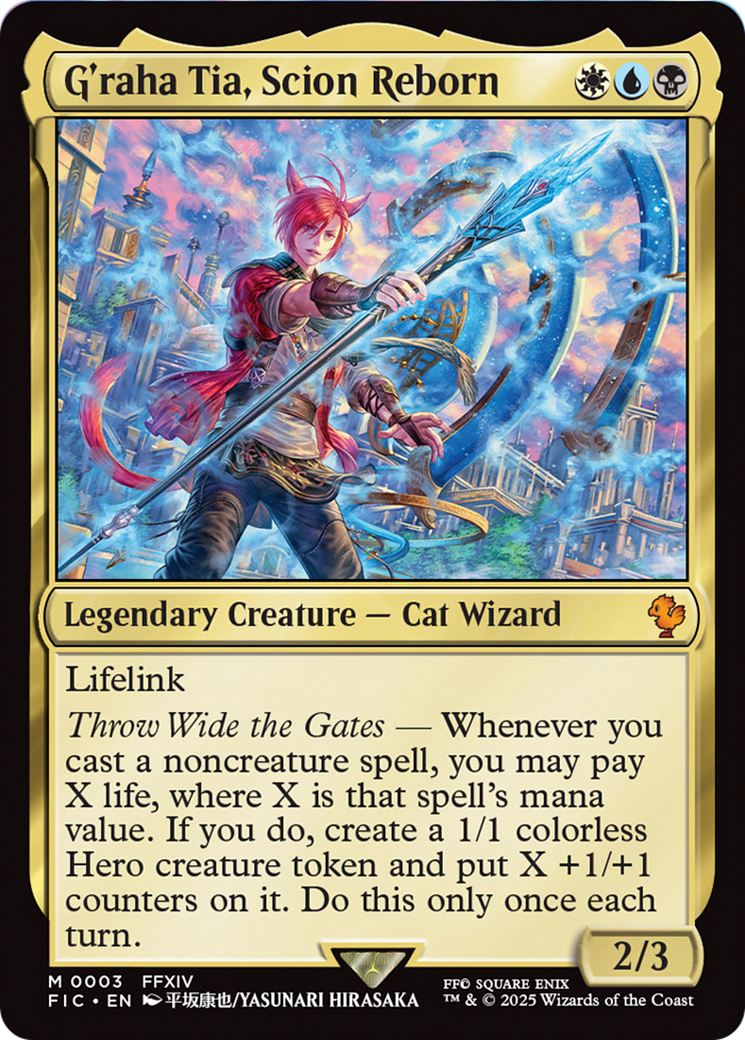 G'raha Tia, Scion Reborn [FINAL FANTASY Commander] | Jomio and Rueliete's Cards and Comics