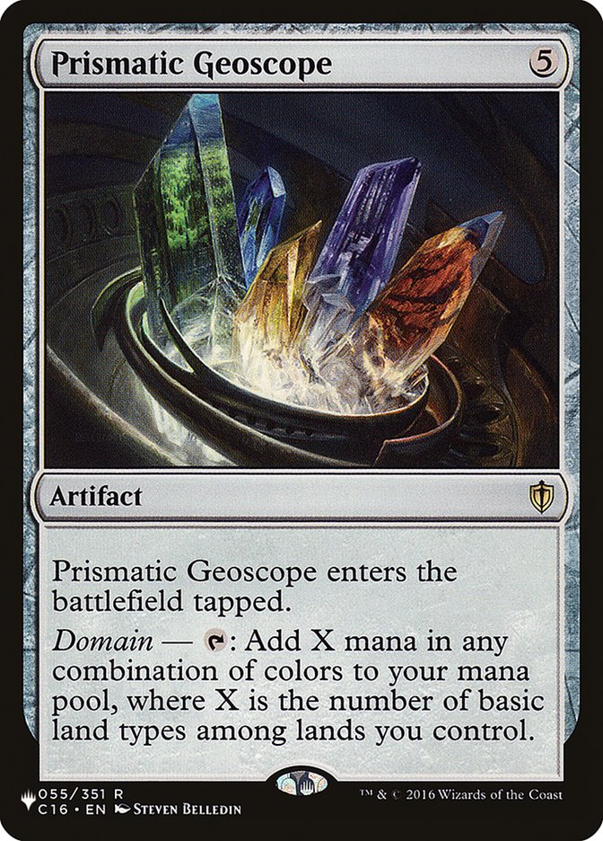 Prismatic Geoscope [The List] | Jomio and Rueliete's Cards and Comics
