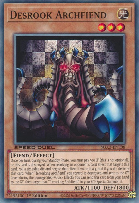 Desrook Archfiend [SGX3-ENE08] Common | Jomio and Rueliete's Cards and Comics
