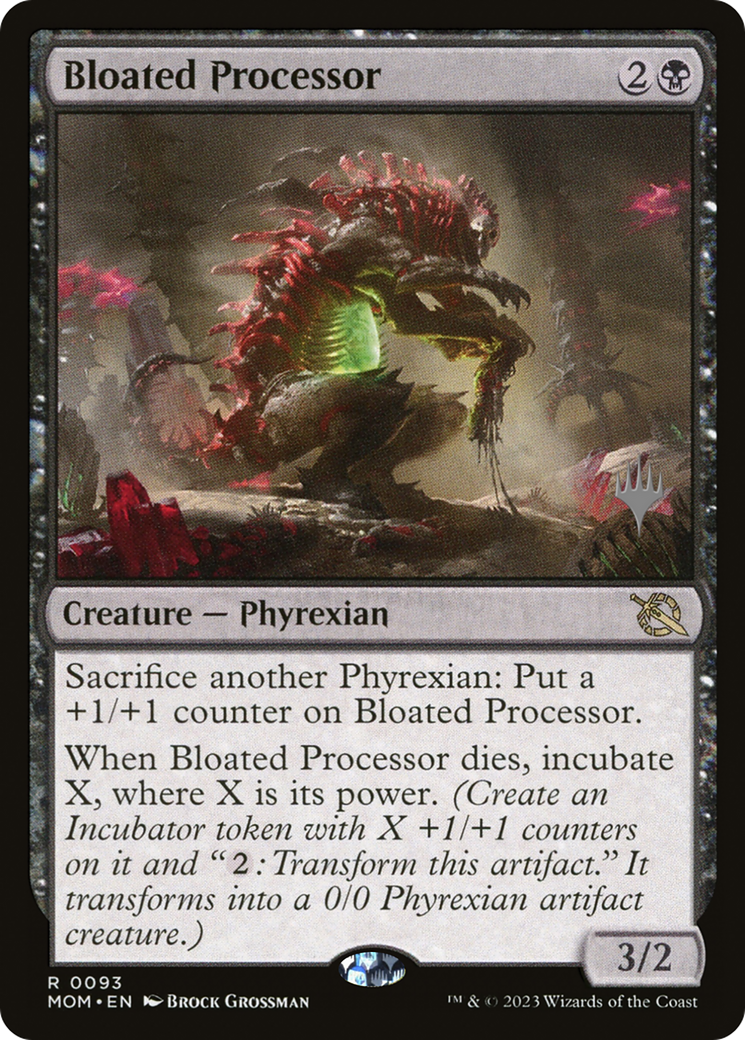 Bloated Processor (Promo Pack) [March of the Machine Promos] | Jomio and Rueliete's Cards and Comics