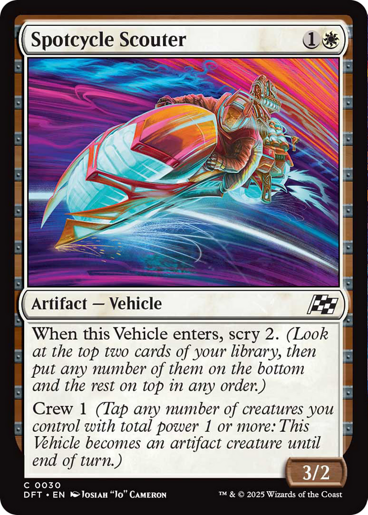 Spotcycle Scouter [Aetherdrift] | Jomio and Rueliete's Cards and Comics