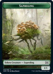 Saproling // Servo Double-Sided Token [Double Masters Tokens] | Jomio and Rueliete's Cards and Comics