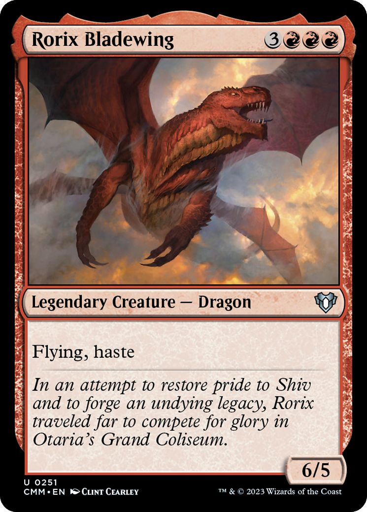Rorix Bladewing [Commander Masters] | Jomio and Rueliete's Cards and Comics