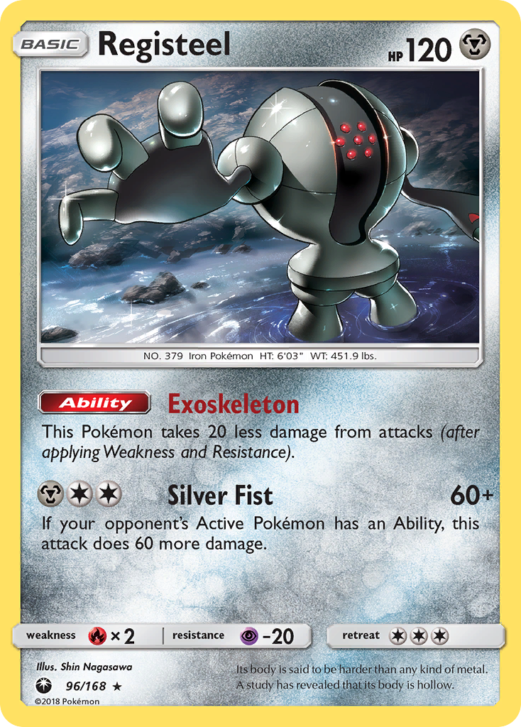 Registeel (96/168) [Sun & Moon: Celestial Storm] | Jomio and Rueliete's Cards and Comics
