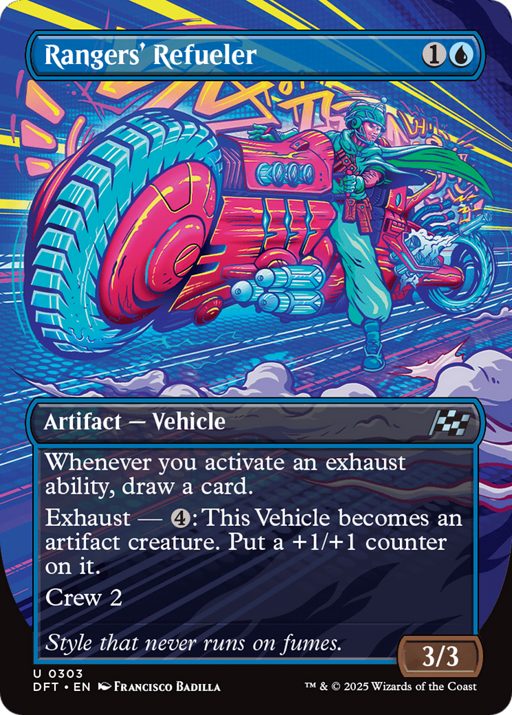 Rangers' Refueler (Borderless) [Aetherdrift] | Jomio and Rueliete's Cards and Comics