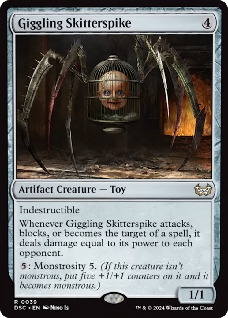 Giggling Skitterspike [Duskmourn: House of Horror Commander] | Jomio and Rueliete's Cards and Comics