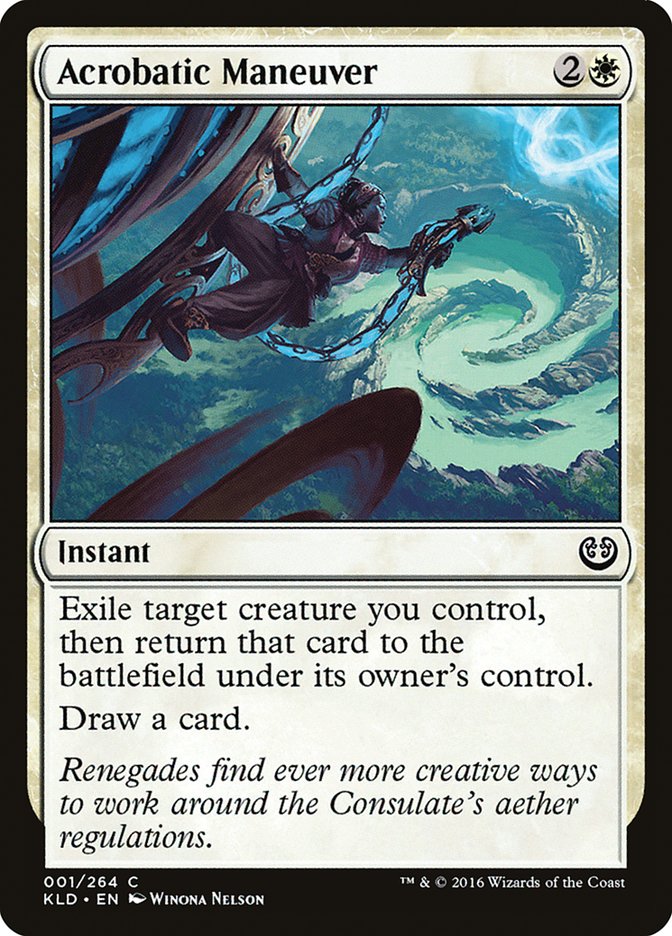 Acrobatic Maneuver [Kaladesh] | Jomio and Rueliete's Cards and Comics