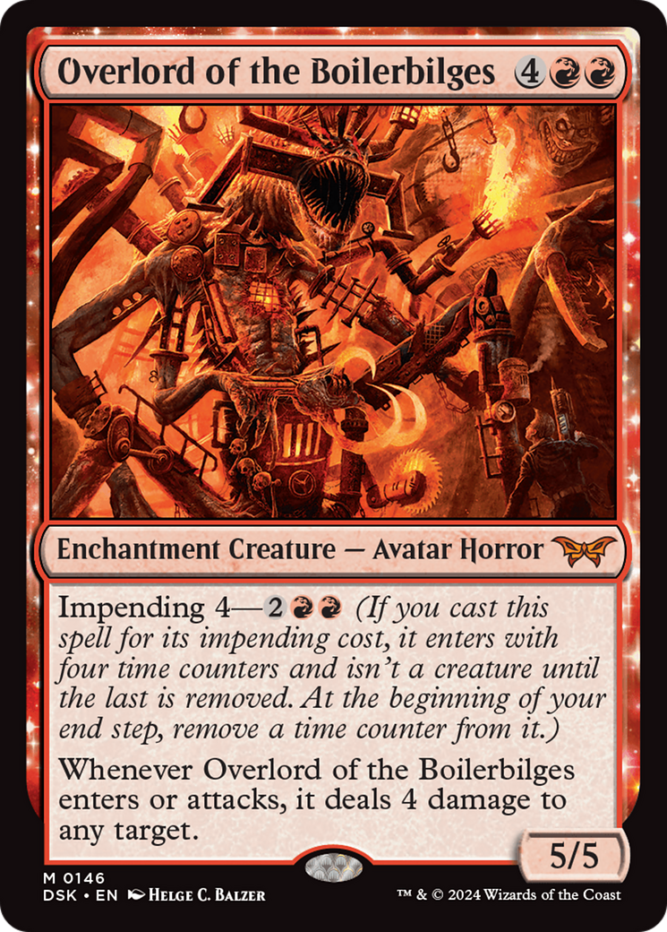 Overlord of the Boilerbilges [Duskmourn: House of Horror] | Jomio and Rueliete's Cards and Comics