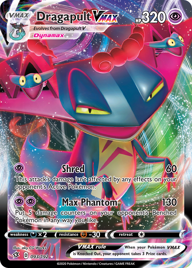 Dragapult VMAX (093/192) [Sword & Shield: Rebel Clash] | Jomio and Rueliete's Cards and Comics