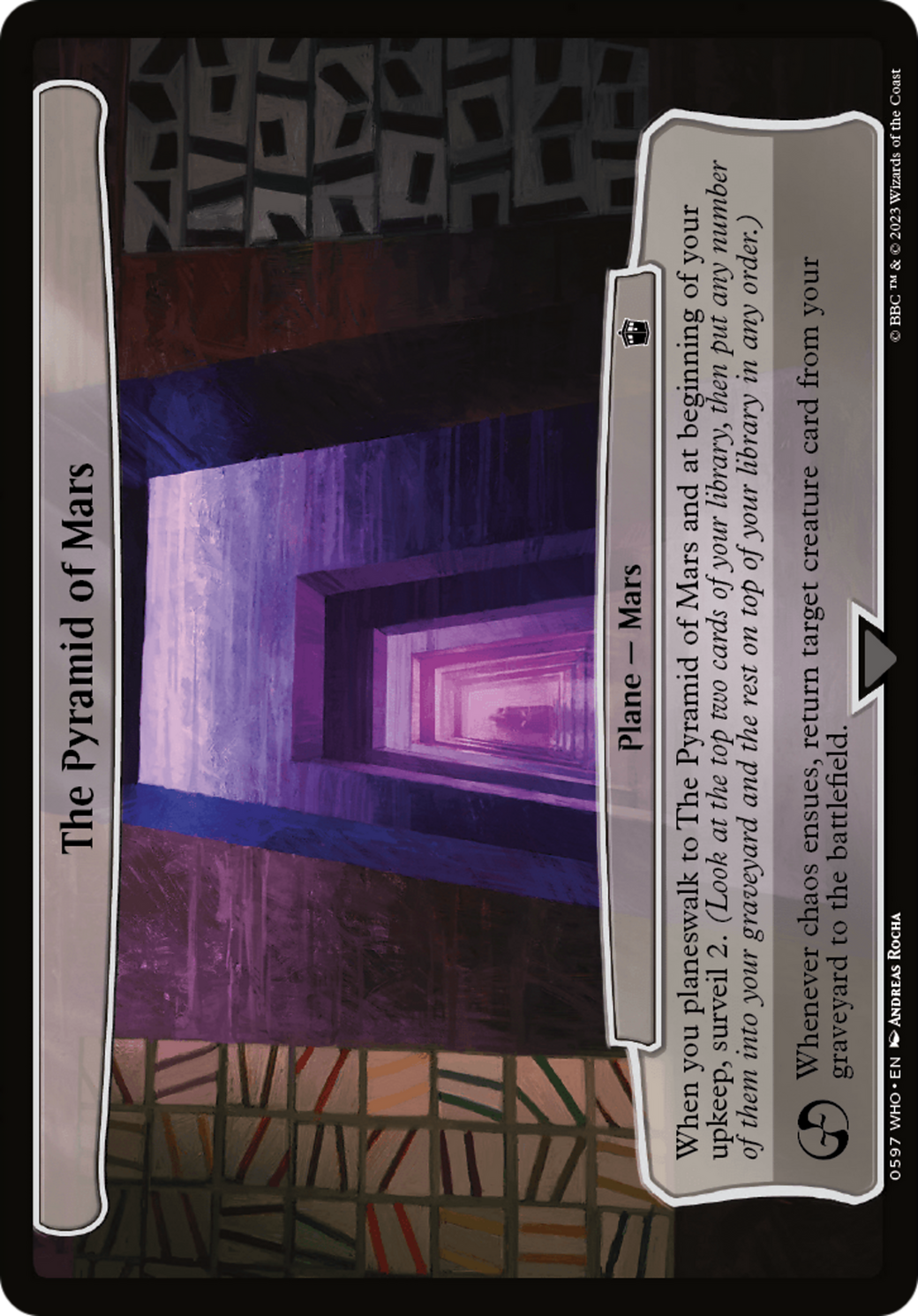 The Pyramid of Mars [Doctor Who] | Jomio and Rueliete's Cards and Comics