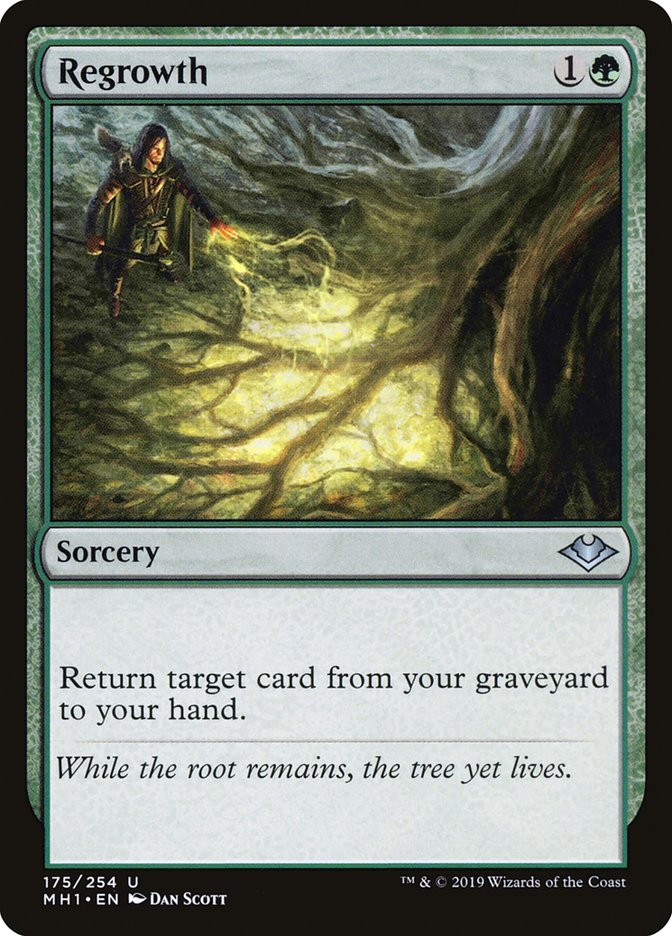 Regrowth [Modern Horizons] | Jomio and Rueliete's Cards and Comics