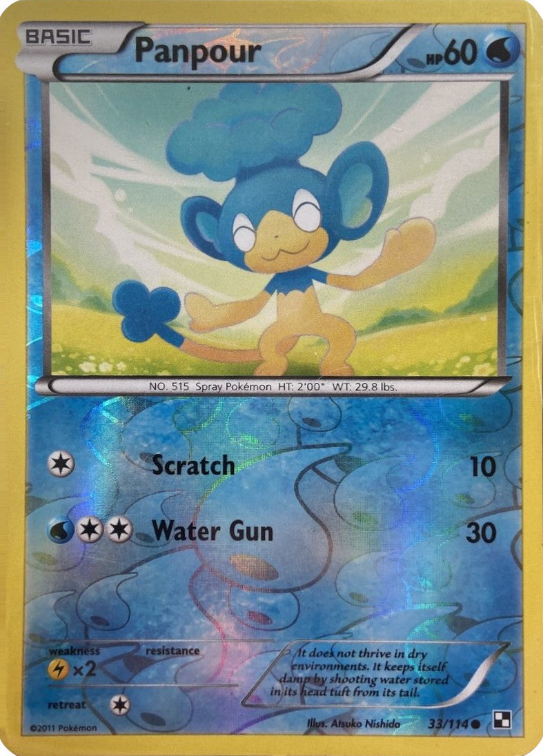 Panpour (33/114) (Energy Holo) [Black & White: Base Set] | Jomio and Rueliete's Cards and Comics