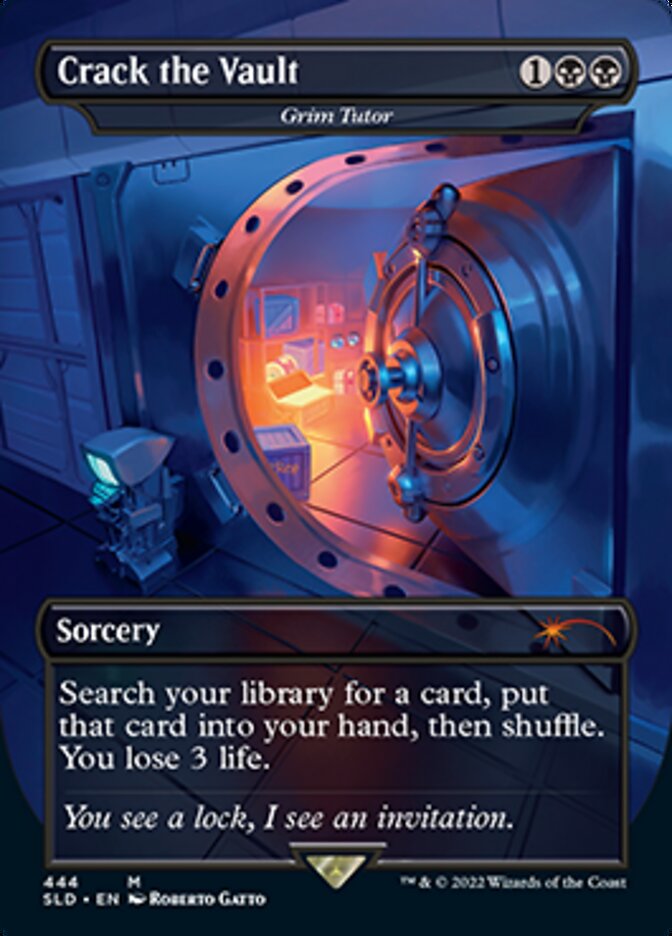 Grim Tutor - Crack the Vault [Secret Lair Drop Series] | Jomio and Rueliete's Cards and Comics