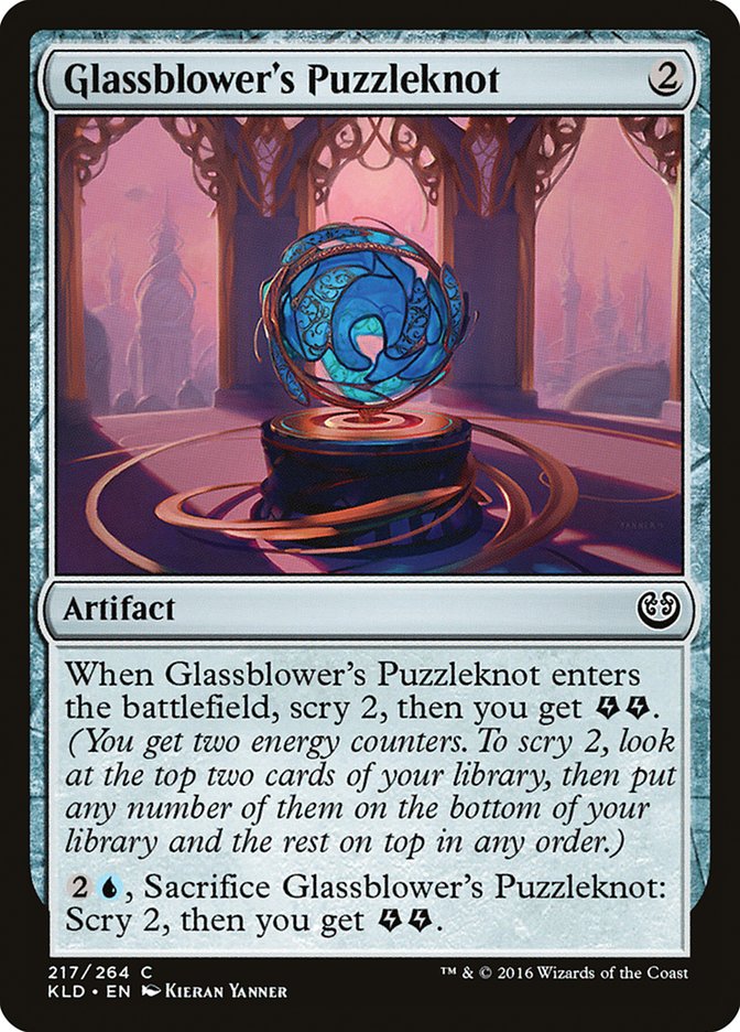 Glassblower's Puzzleknot [Kaladesh] | Jomio and Rueliete's Cards and Comics