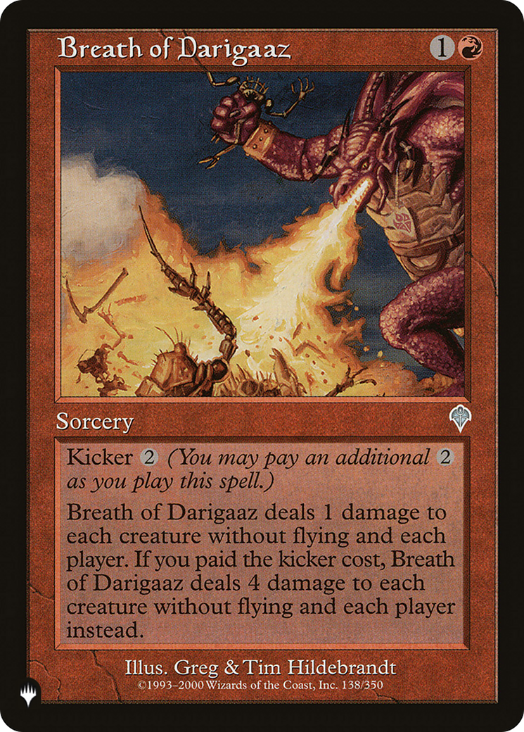 Breath of Darigaaz [The List] | Jomio and Rueliete's Cards and Comics