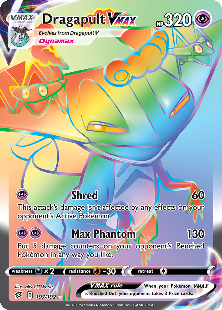 Dragapult VMAX (197/192) [Sword & Shield: Rebel Clash] | Jomio and Rueliete's Cards and Comics