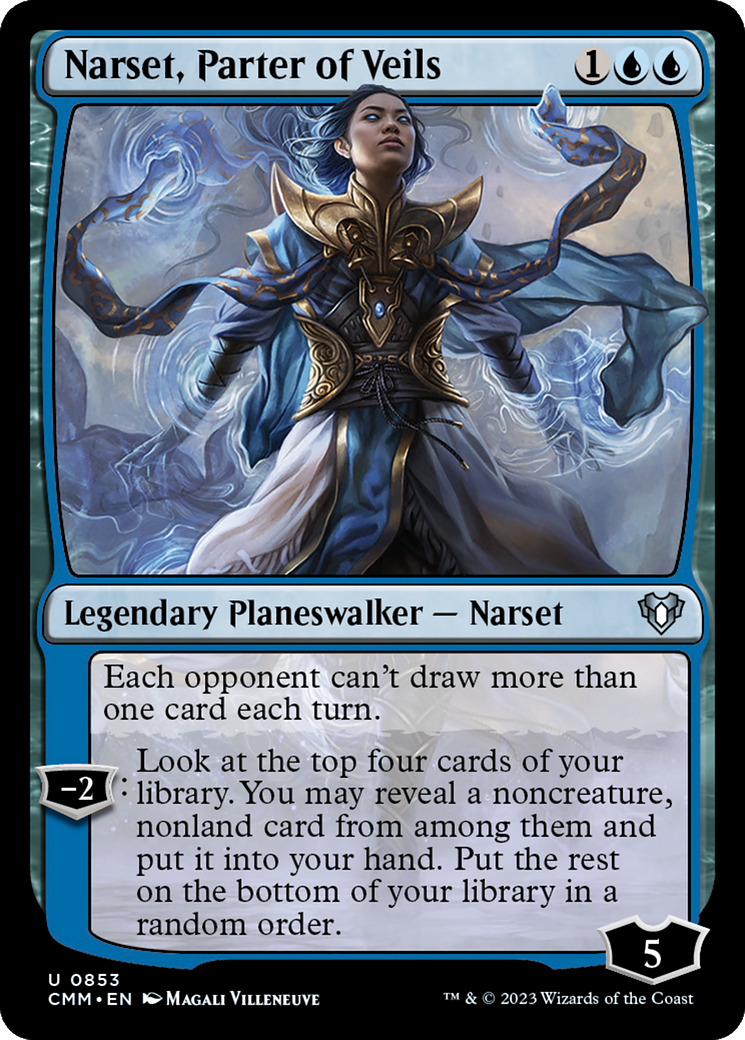 Narset, Parter of Veils [Commander Masters] | Jomio and Rueliete's Cards and Comics