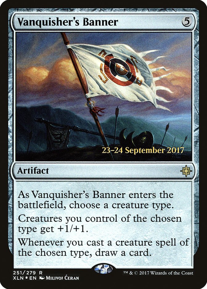 Vanquisher's Banner [Ixalan Prerelease Promos] | Jomio and Rueliete's Cards and Comics