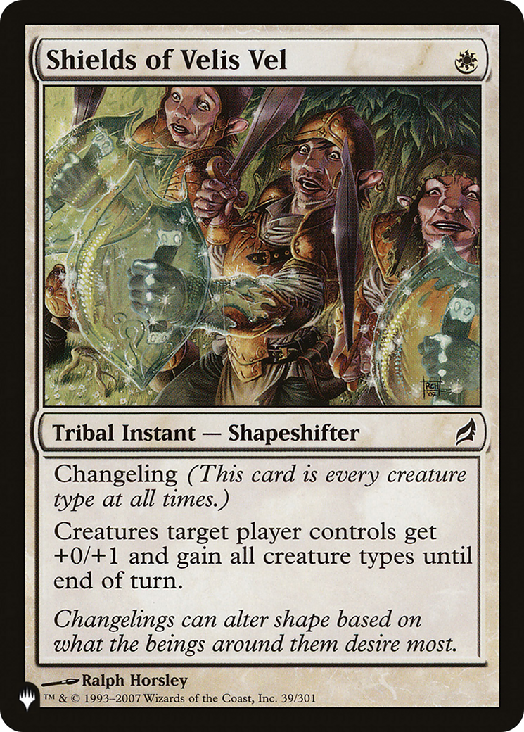 Shields of Velis Vel (LRW) [The List] | Jomio and Rueliete's Cards and Comics
