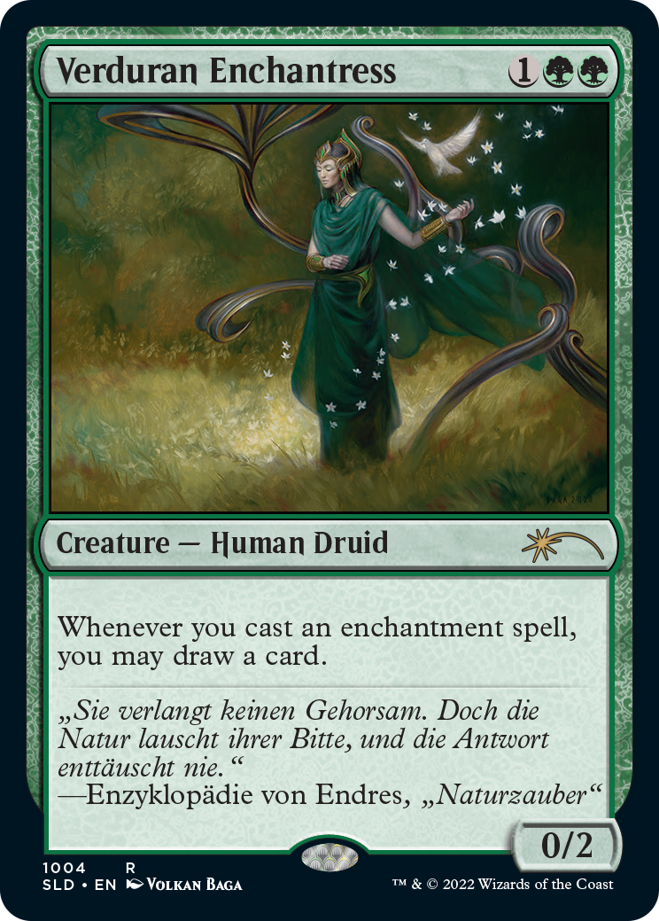 Verduran Enchantress [Secret Lair Drop Series] | Jomio and Rueliete's Cards and Comics