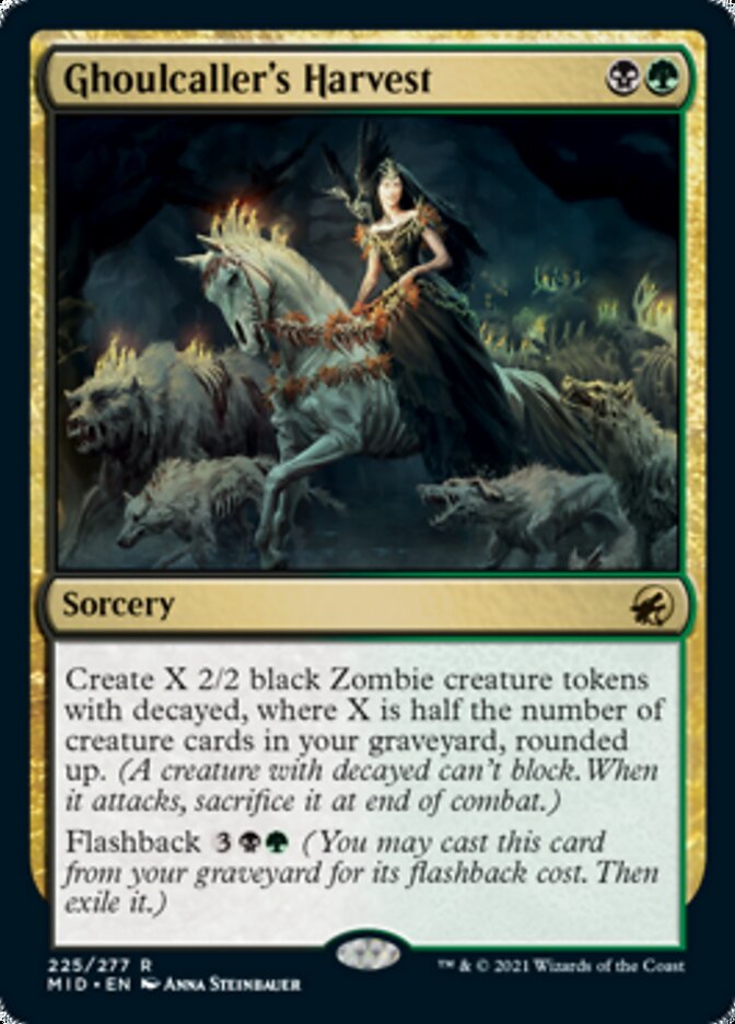Ghoulcaller's Harvest [Innistrad: Midnight Hunt] | Jomio and Rueliete's Cards and Comics
