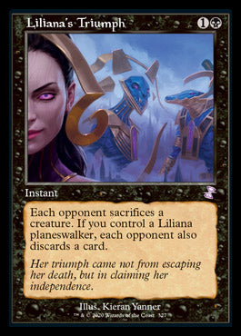 Liliana's Triumph (Timeshifted) [Time Spiral Remastered] | Jomio and Rueliete's Cards and Comics