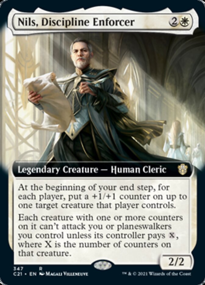Nils, Discipline Enforcer (Extended Art) [Commander 2021] | Jomio and Rueliete's Cards and Comics
