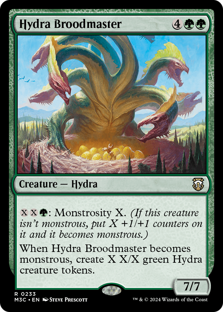 Hydra Broodmaster (Ripple Foil) [Modern Horizons 3 Commander] | Jomio and Rueliete's Cards and Comics
