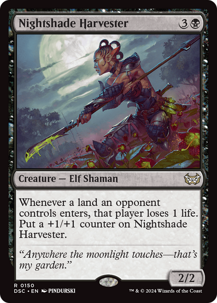 Nightshade Harvester [Duskmourn: House of Horror Commander] | Jomio and Rueliete's Cards and Comics