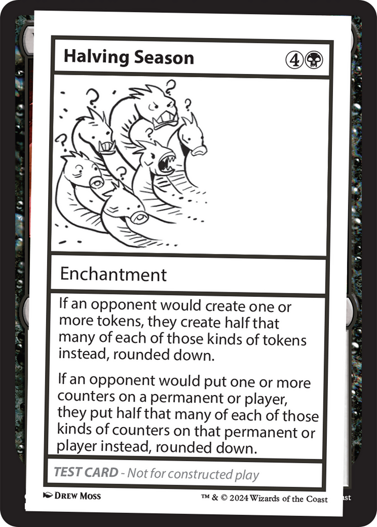 Halving Season [Mystery Booster 2 Playtest Cards] | Jomio and Rueliete's Cards and Comics
