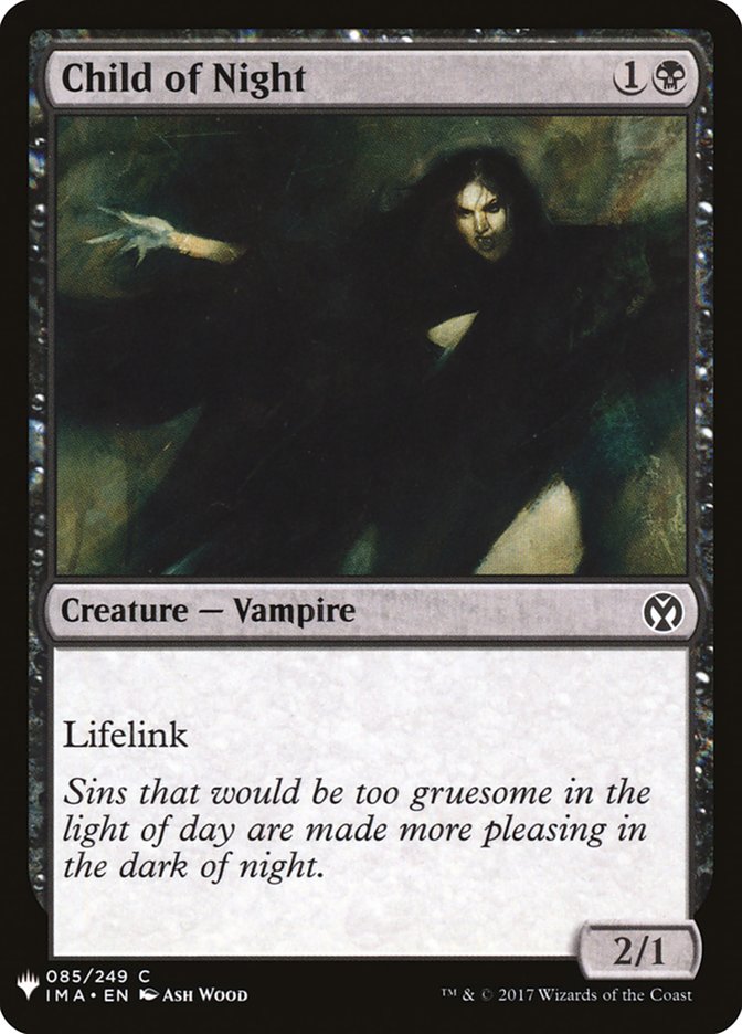 Child of Night [Mystery Booster] | Jomio and Rueliete's Cards and Comics