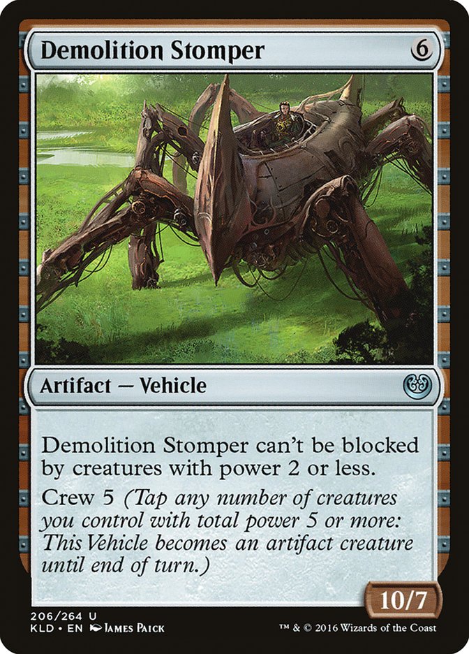 Demolition Stomper [Kaladesh] | Jomio and Rueliete's Cards and Comics