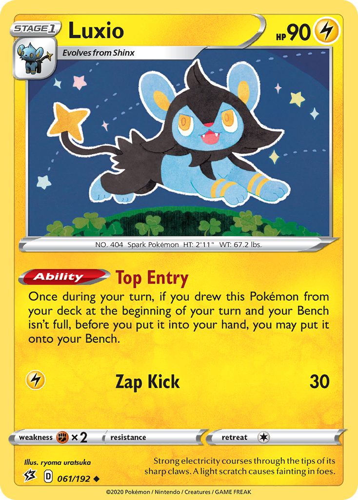 Luxio (061/192) [Sword & Shield: Rebel Clash] | Jomio and Rueliete's Cards and Comics