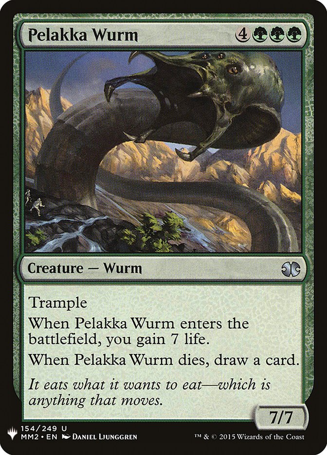 Pelakka Wurm [Mystery Booster] | Jomio and Rueliete's Cards and Comics