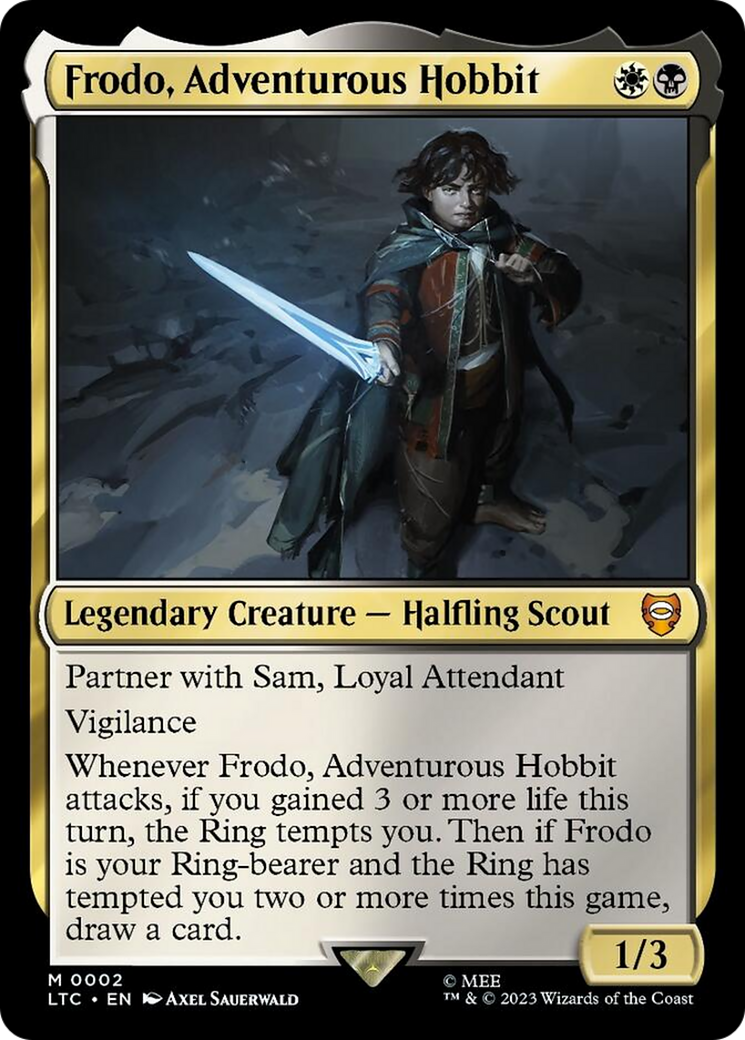 Frodo, Adventurous Hobbit [The Lord of the Rings: Tales of Middle-Earth Commander] | Jomio and Rueliete's Cards and Comics